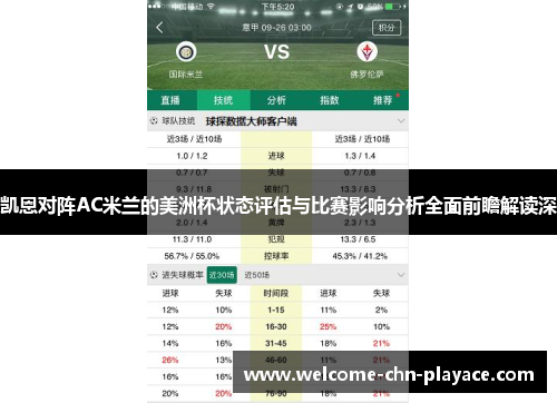 凯恩对阵AC米兰的美洲杯状态评估与比赛影响分析全面前瞻解读深 凯恩对阵AC米兰的美洲杯状态评估与比赛影响分析全面前瞻解读深